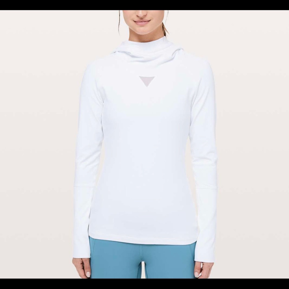 Lululemon Brisk Running Hoodie (size 6 / White)